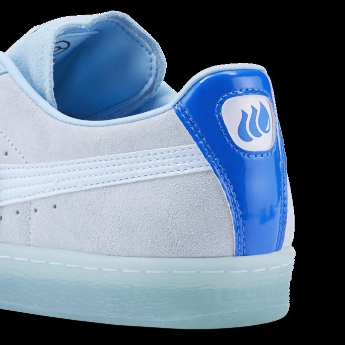 Puma På Tilbud X Pokmon Semsket Skinn Squirtle Sneaker Petit Four-nitro Blå
