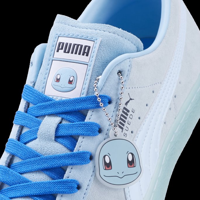 Puma På Tilbud X Pokmon Petit Four-nitro Blå Semsket Squirtle Joggesko