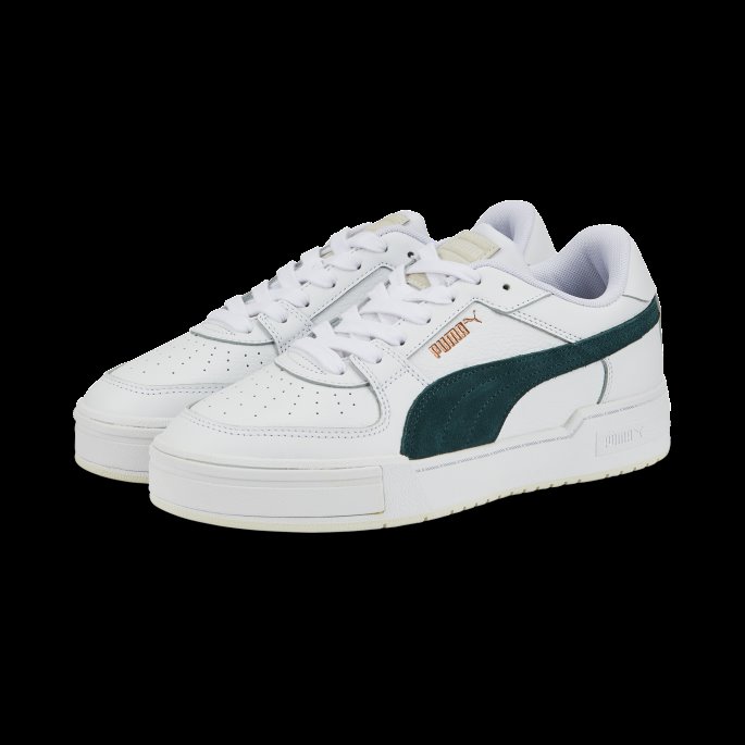 Ca Pro Semsket Fs Sneakers Hvit-varsity Grønn Puma På Tilbud