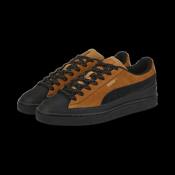 Puma På Tilbud Semsket Trail Joggesko Desert Tan-black