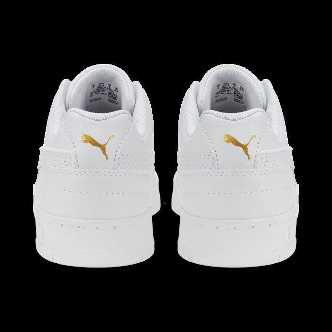 Rbd Game Lave Joggesko Ungdom Puma På Salg Hvit-hvit-lag Gull