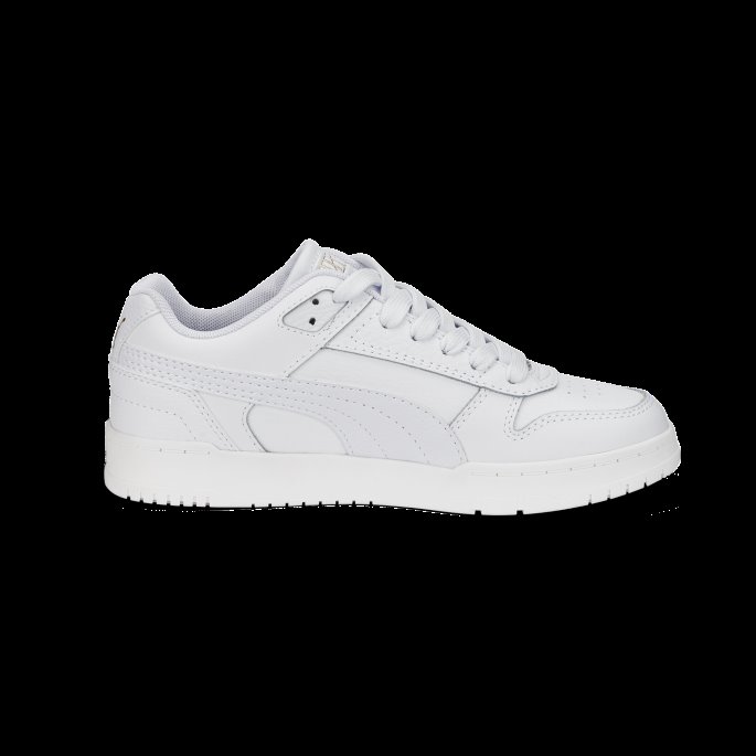Rbd Game Lave Joggesko Ungdom Puma På Salg Hvit-hvit-lag Gull