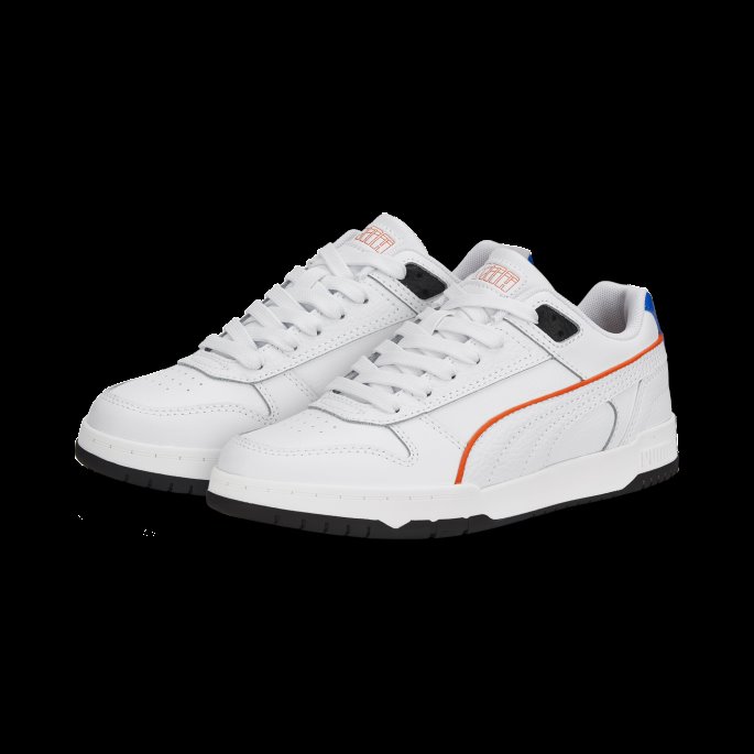 Rbd Game Lave Joggesko Ungdom Puma På Salg Hvit-nasturtium-victoria Blå
