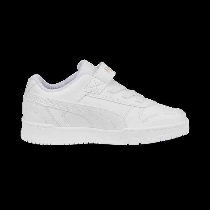 Puma På Tilbud Hvit-hvit-team Gull Rbd Spill Lave Joggesko Barn