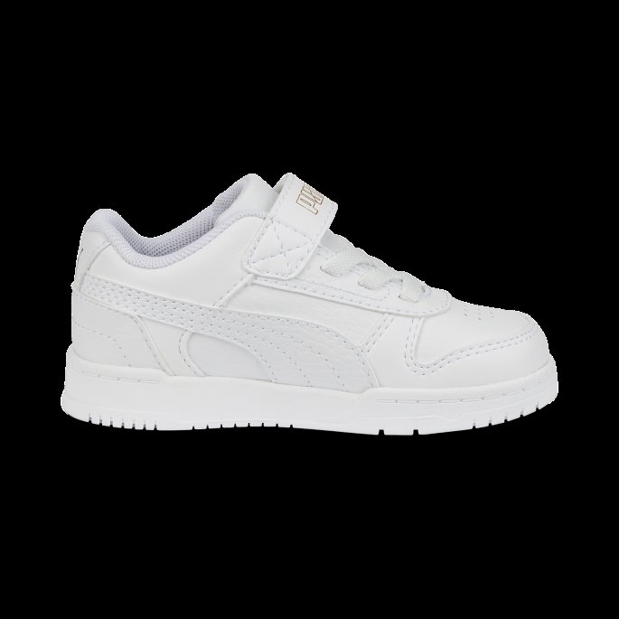 Puma På Tilbud Hvit-hvit-team Gull Rbd Spill Lave Joggesko Babyer