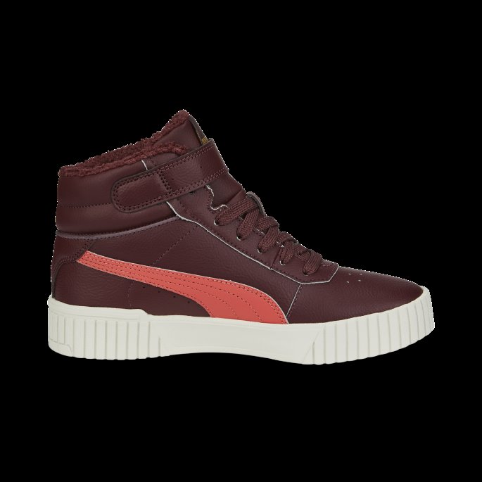 Carina 2.0 Mid Vinter Joggesko Ungdom Aubergine-laks-team Gull Puma På Salg