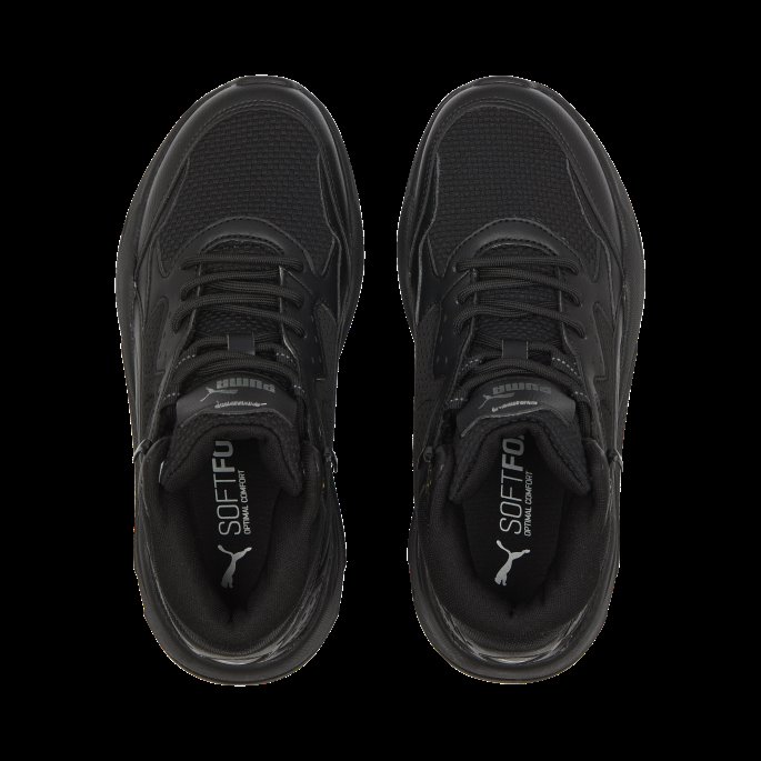 Svart-mørk Skygge X-ray Speed Mid Wtr Joggesko Ungdom Puma På Salg