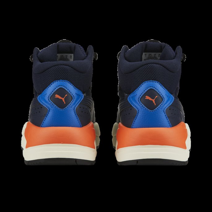 X-ray Speed Mid Wtr Joggesko Ungdom Puma På Salg Peacoat-victoria Blue-nasturtium