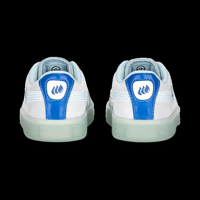 Petit Four-nitro Blå Puma På Tilbud X Pokmon Semsket Skinn Squirtle Alternativ Lukking Joggesko Babyer