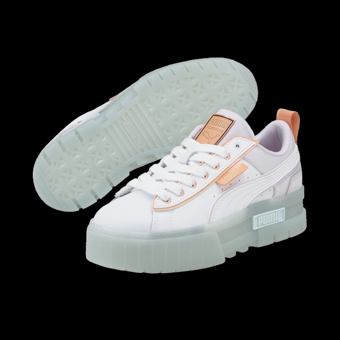 Hvit-lavendel Tåke-fersken Rosa Mayze Kvinners Sommerleir Joggesko Puma På Salg