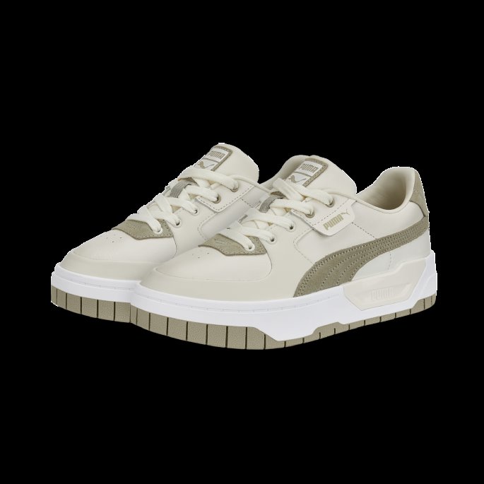 Puma På Tilbud Marshmallow-hvit-småstein Grå Cali Dream Colorpop Joggesko For Kvinner