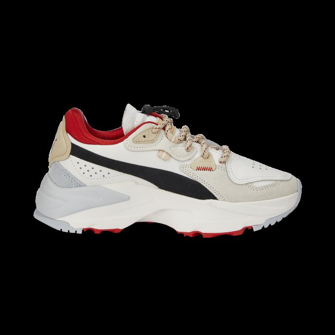 Puma På Tilbud Vaporous Gråbrent Rød Orkid Retro Grade Dame Joggesko