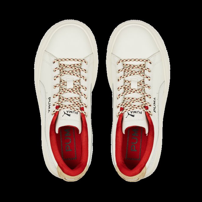 Semsket Skinn Mayu Retro Klasse Dame Joggesko Puma På Tilbud Grå-urørt-platina Grå