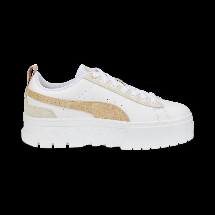 Puma På Tilbud Mayze Mix Joggesko Kvinner Hvit-lys Sand