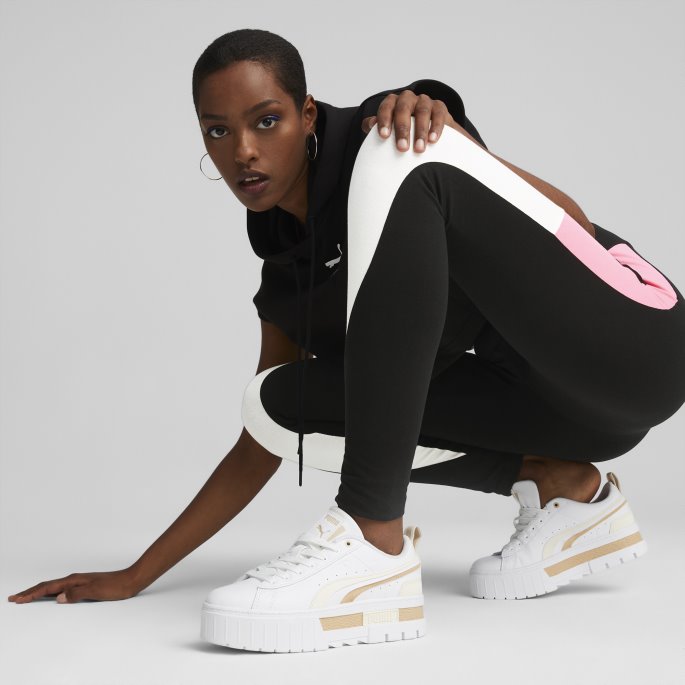 Puma På Tilbud Mayze Fs Interest Joggesko Kvinner Hvit-urørte