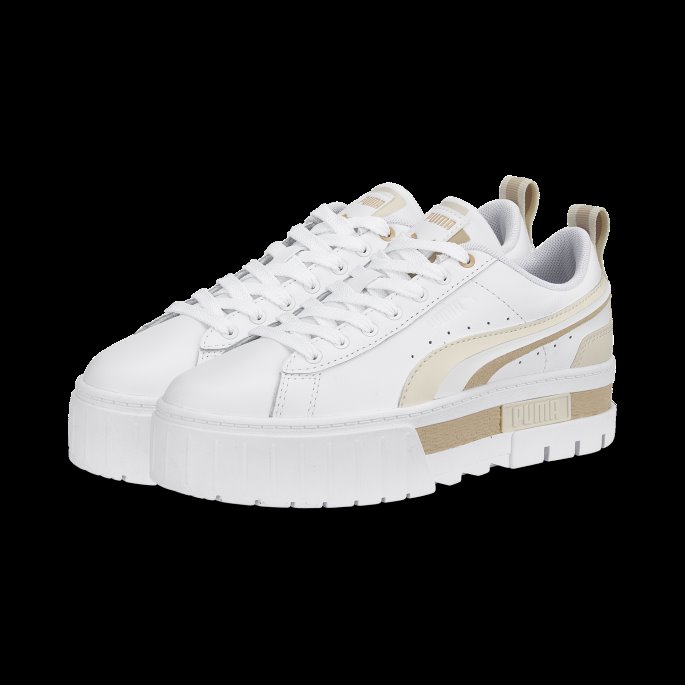 Puma På Tilbud Mayze Fs Interest Joggesko Kvinner Hvit-urørte