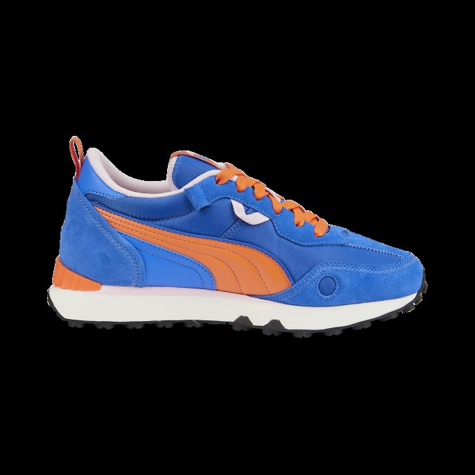 Puma På Tilbud Rider Fv Vintage Joggesko For Kvinner Bluemazing-dragon Fire
