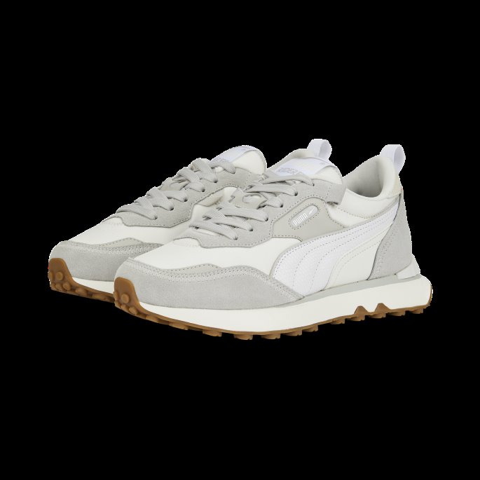 Puma På Tilbud Vaporous Grå-grå Fiolett Rider Fv Myke Dame Joggesko