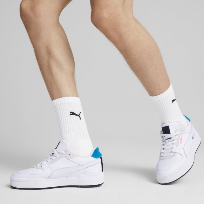 Puma På Tilbud Hvit-solnedgang Glødende Aqua Ca Pro Fandom Joggesko