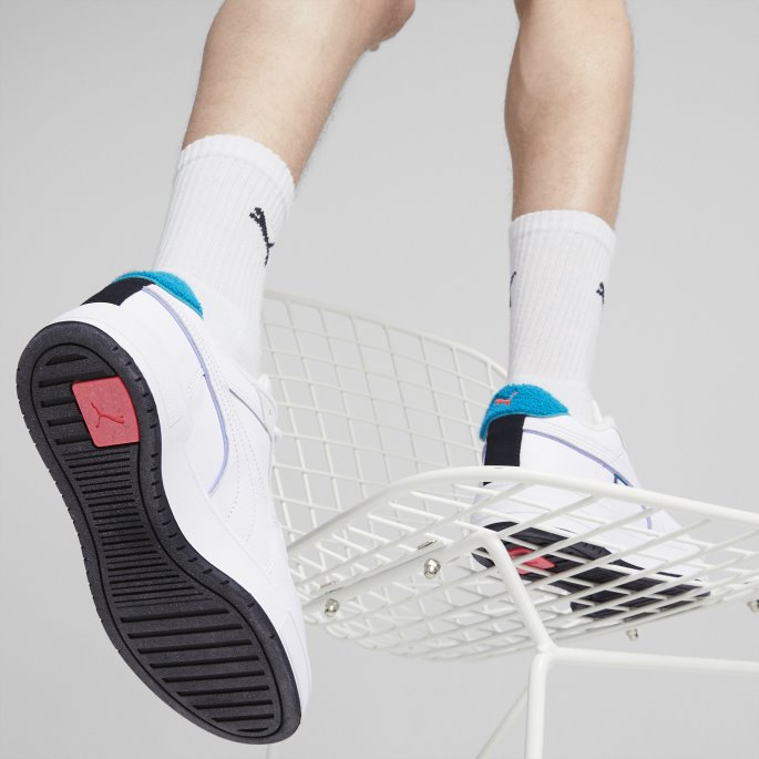 Puma På Tilbud Hvit-solnedgang Glødende Aqua Ca Pro Fandom Joggesko