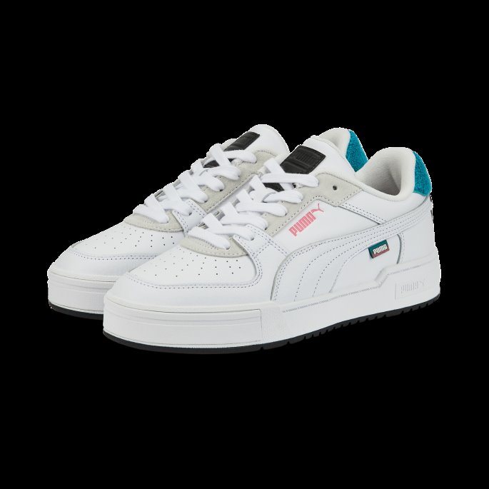 Puma På Tilbud Hvit-solnedgang Glødende Aqua Ca Pro Fandom Joggesko