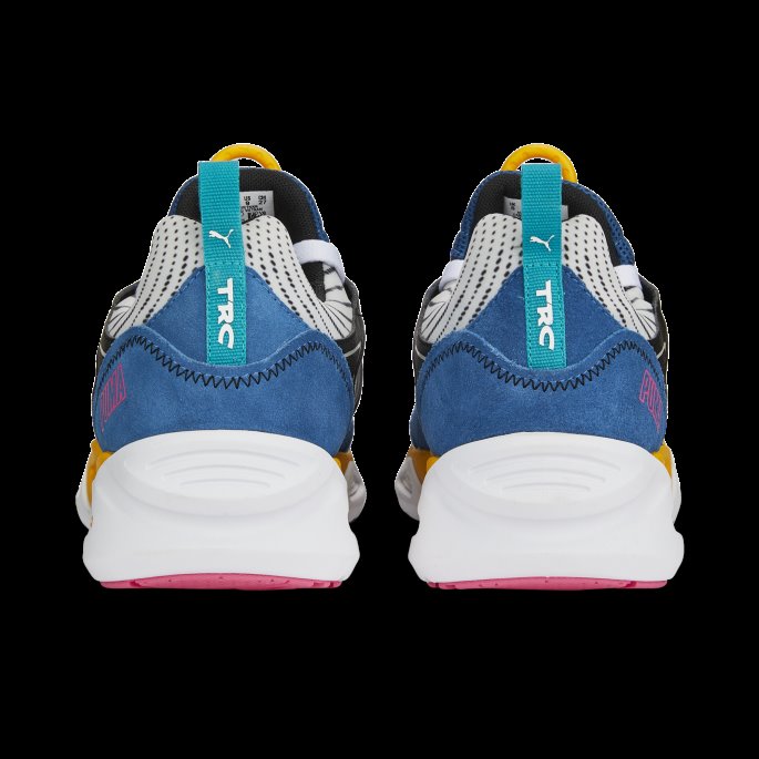 Lake Blue-tangerine Puma På Tilbud Trc Blaze Swxp Joggesko