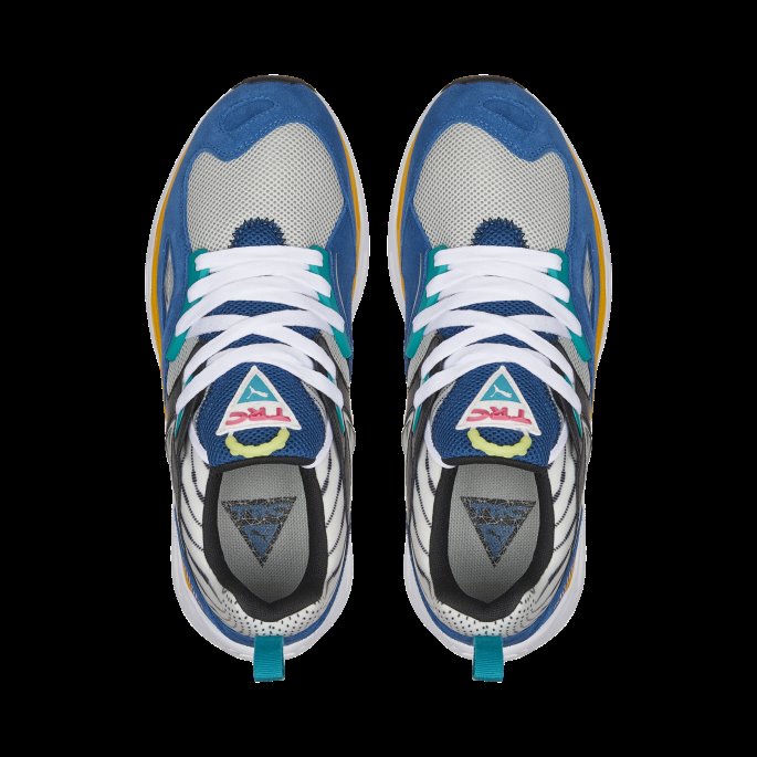 Lake Blue-tangerine Puma På Tilbud Trc Blaze Swxp Joggesko