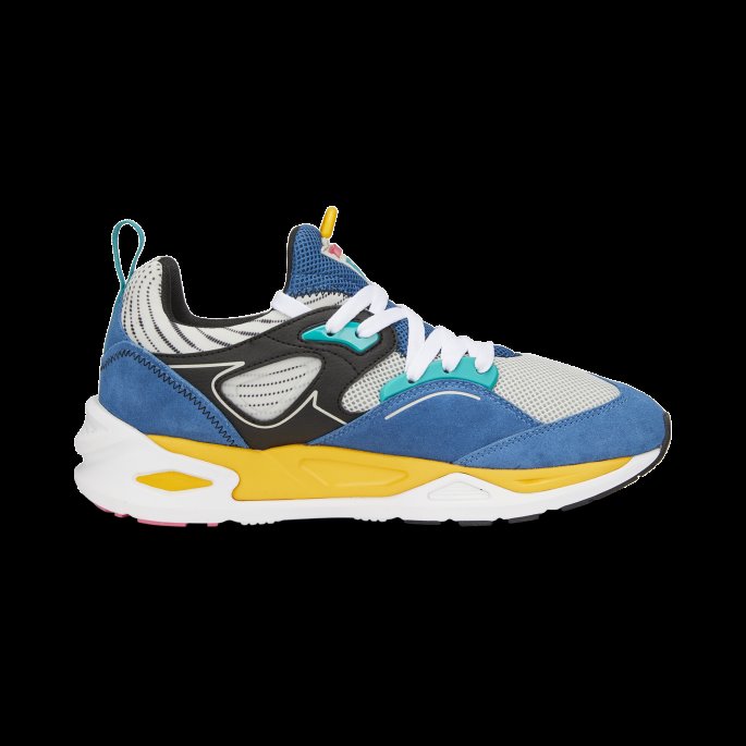 Puma På Tilbud Lake Blue-tangerine Trc Blaze Swxp Joggesko