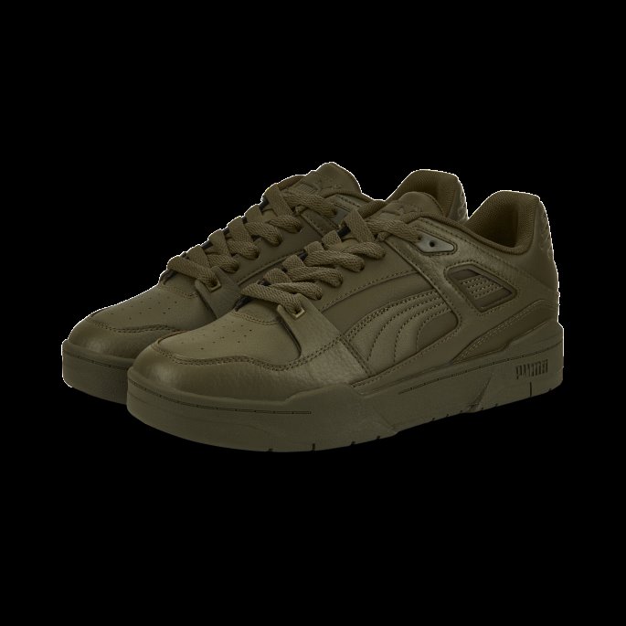 Puma På Tilbud Slipstream Skinn Joggesko Dyp Oliven Dyp Oliven