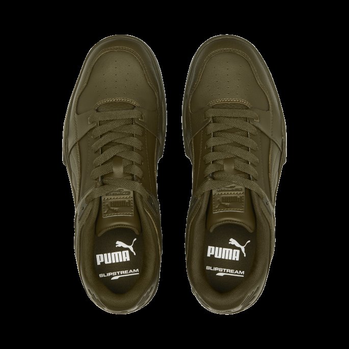 Puma På Tilbud Slipstream Skinn Joggesko Dyp Oliven Dyp Oliven