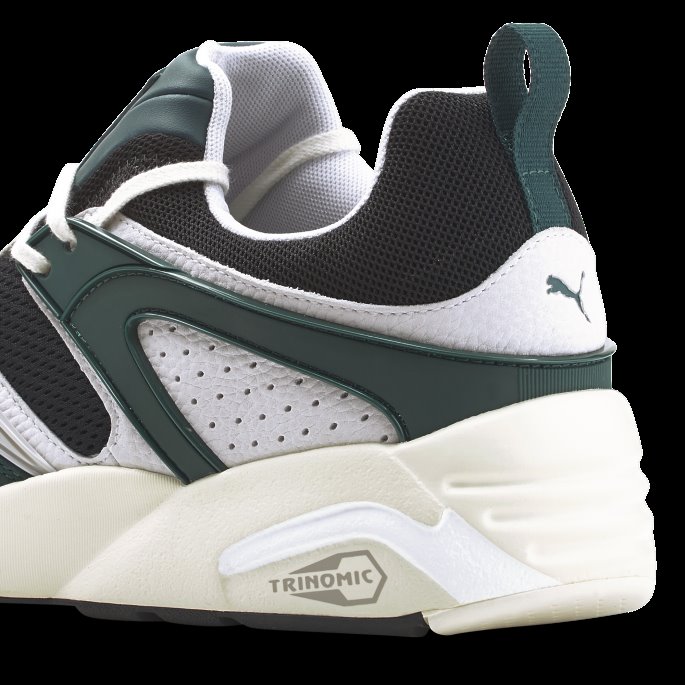 Blaze Of Glory Unisex Joggesko Puma På Tilbud Svart-varsity Grønn