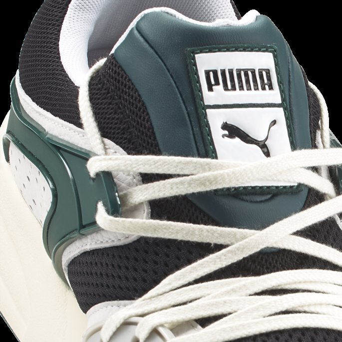Blaze Of Glory Unisex Joggesko Puma På Tilbud Svart-varsity Grønn