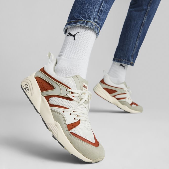 Vaporous Grå-varm Kastanje Puma På Salg Blaze Of Glory Joggesko