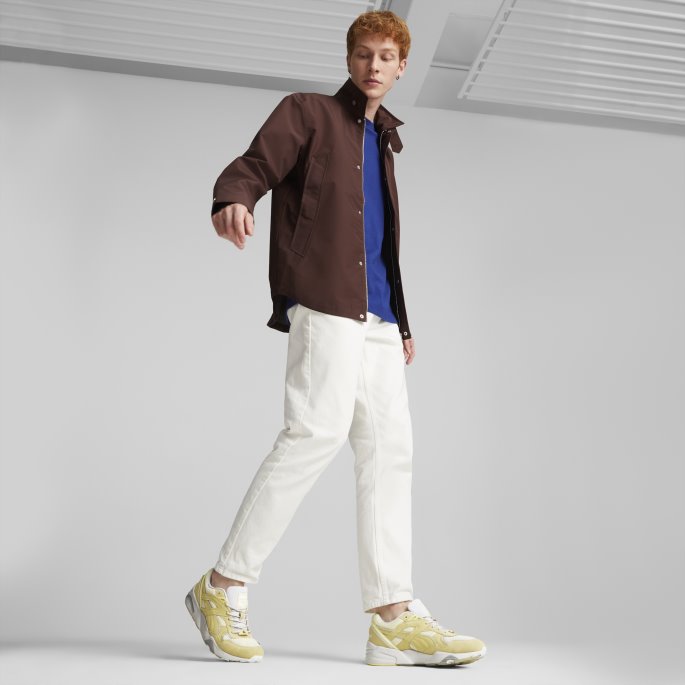 R698 Minerals Sneakers For Menn Blek Sitron-bre Grå Puma På Tilbud