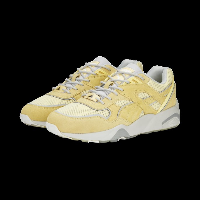 R698 Minerals Sneakers For Menn Blek Sitron-bre Grå Puma På Tilbud