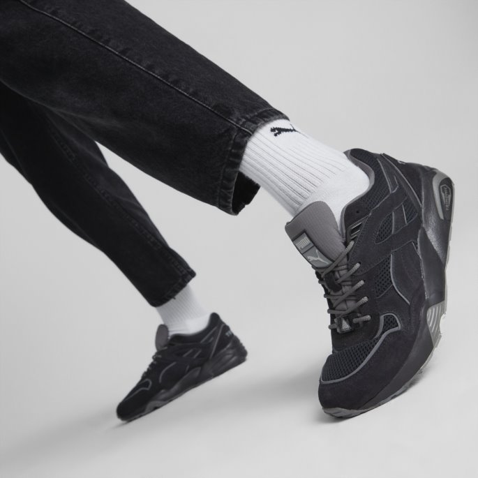 Puma På Tilbud R698 Minerals Joggesko Svart-grå Fiolett