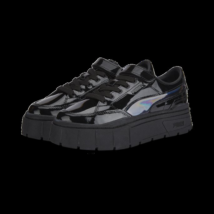Mayze Stack Patent Joggesko Dame Puma På Tilbud Svart