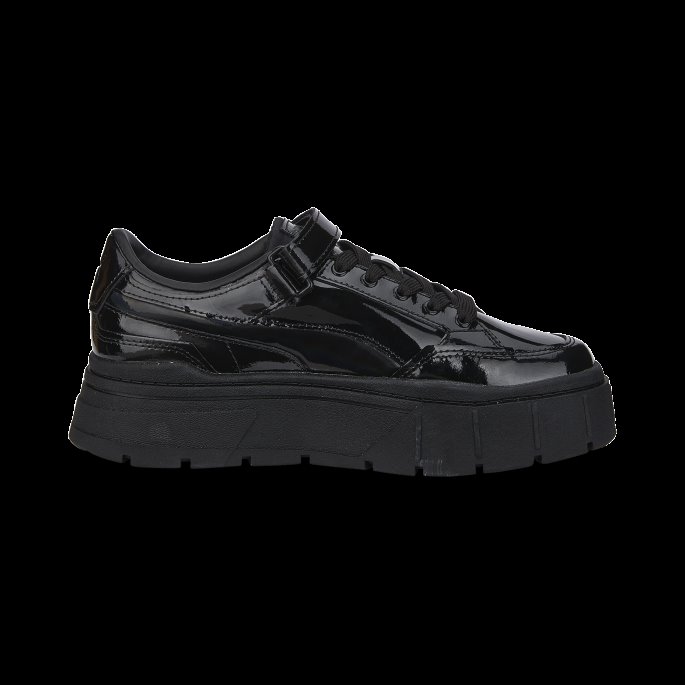 Mayze Stack Patent Joggesko Dame Puma På Tilbud Svart