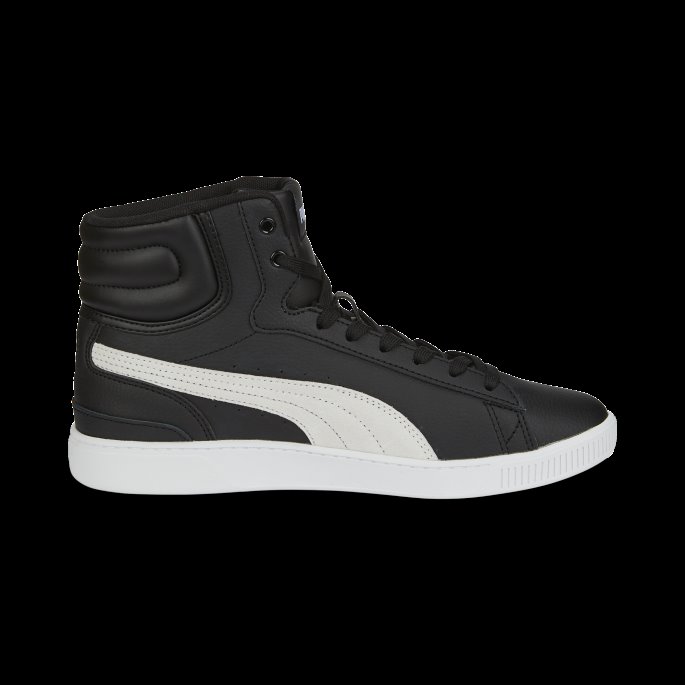 Puma På Tilbud Svart-hvit-team Gull Vikky V3 Mid Leather Joggesko Dame