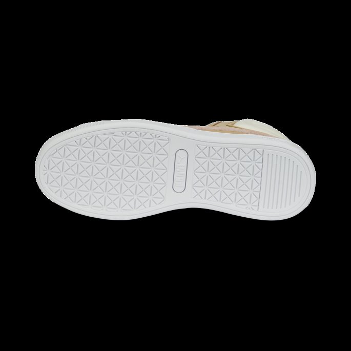 Vikky V3 Mid Leather Joggesko Kvinner Puma På Tilbud Sand-rose Kvarts-urørt-gull