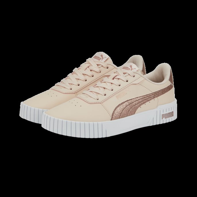 Puma På Tilbud Island Rosa-roset Gull Carina 2.0 Distressed Joggesko For Kvinner