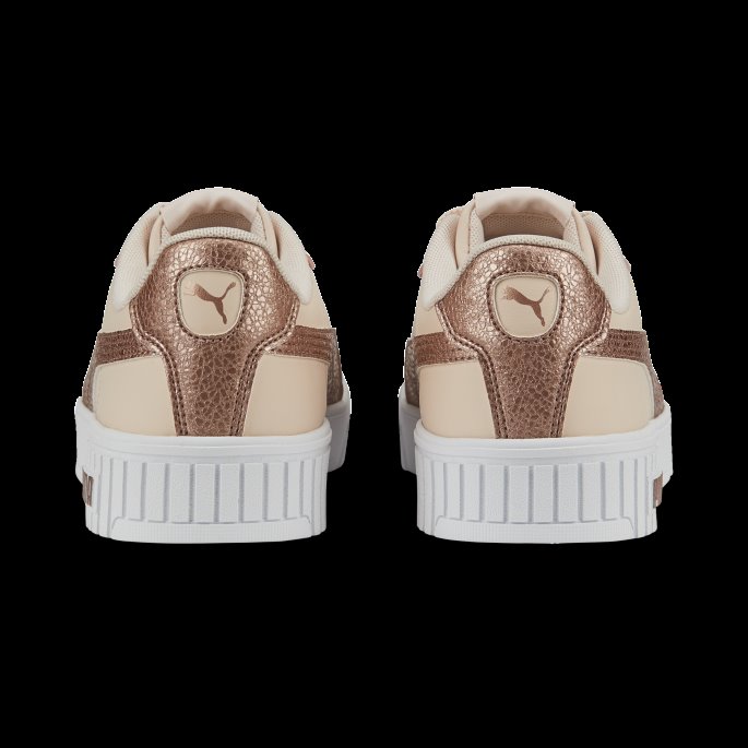 Puma På Tilbud Island Rosa-roset Gull Carina 2.0 Distressed Joggesko For Kvinner