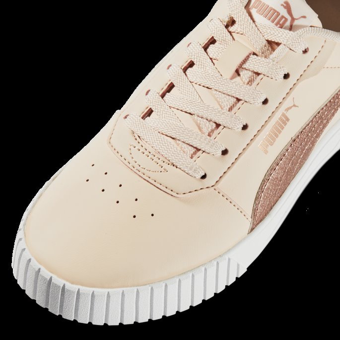 Puma På Tilbud Island Rosa-roset Gull Carina 2.0 Distressed Joggesko For Kvinner