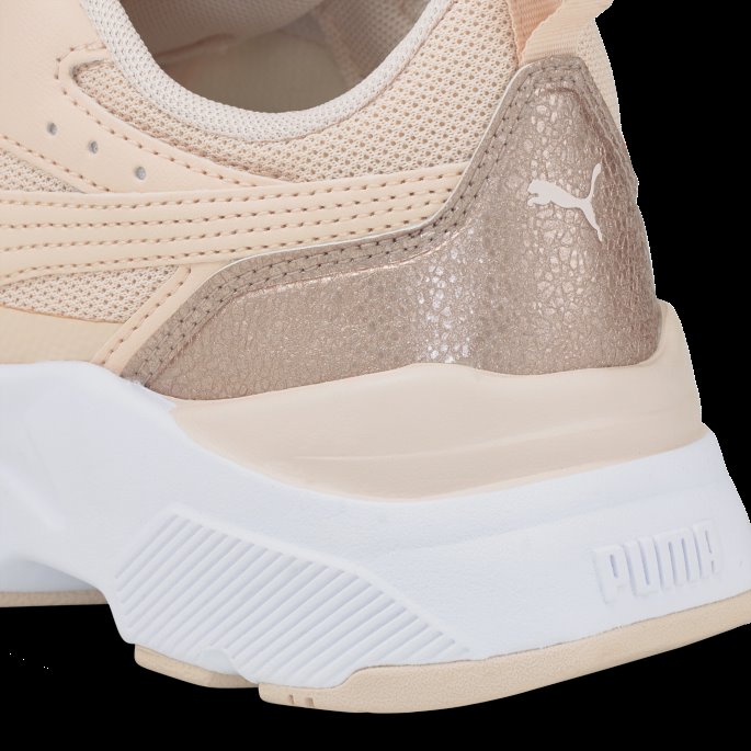 Cassia Distressed Joggesko Kvinner Puma På Tilbud øy Rosa-rose Gull