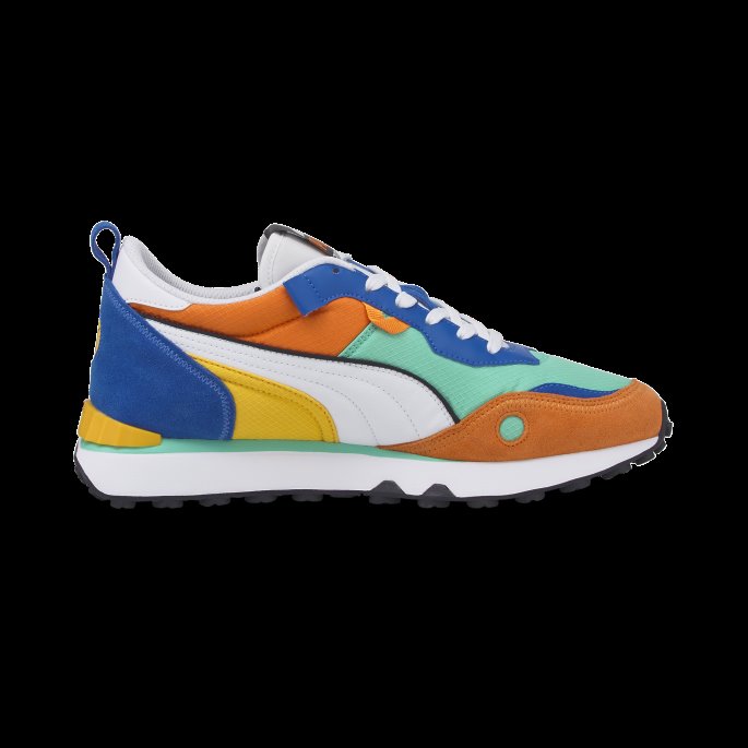 Biscay Green-vibrant Orange Rider Fv Joggesko Puma På Tilbud