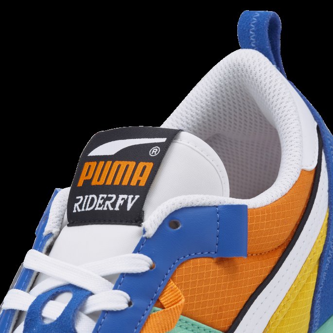 Biscay Green-vibrant Orange Rider Fv Joggesko Puma På Tilbud