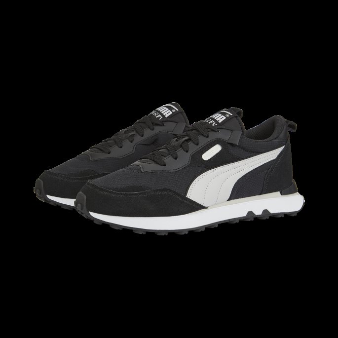 Puma På Tilbud Svart-grå Fiolett Rider Fv Joggesko