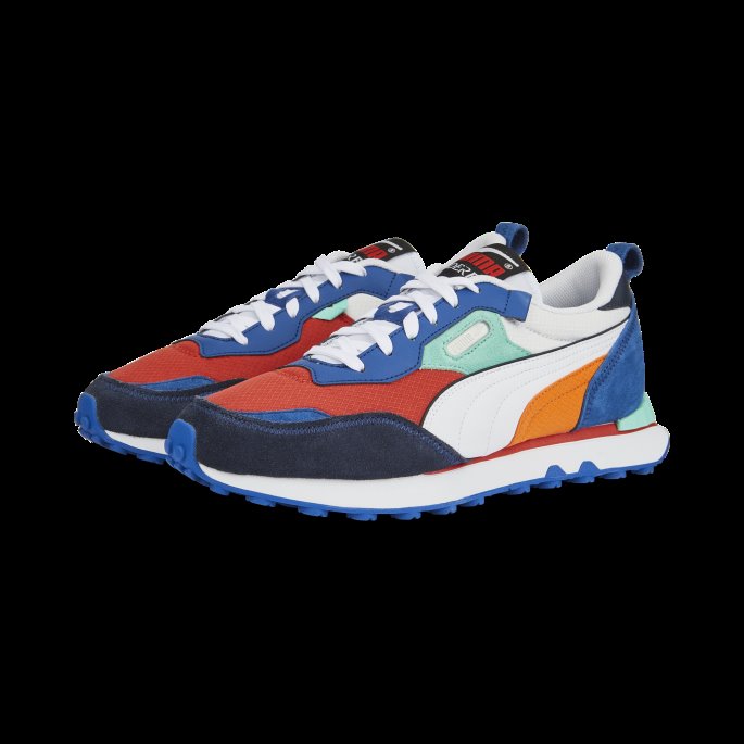 Puma På Tilbud Rider Future Vintage Joggesko Brent Rød-hvit