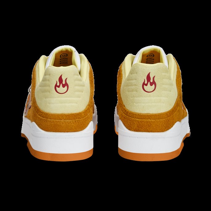 Puma På Tilbud X Pokmon Sliptream Lo Charmander Joggesko Mørk Cheddar-blek Sitron