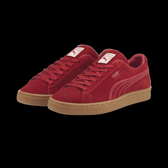Puma På Tilbud X Vogue Semsket Skinn Klassiske Sneakers For Kvinner Intens Rød